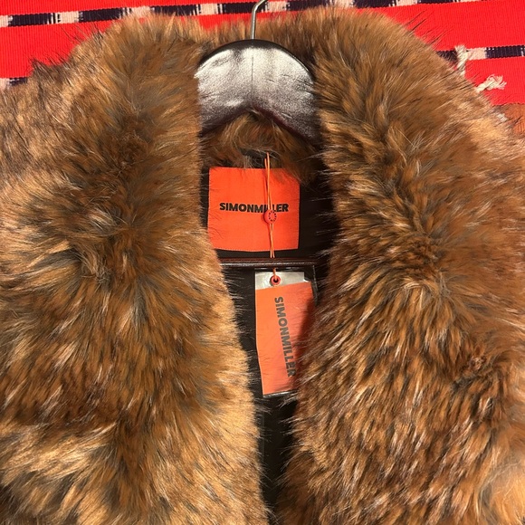 Simon Miller Jackets & Blazers - Simon Miller Rich Brown Faux Fur Jacket